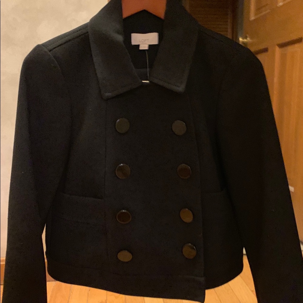 Super cute soft Black/Small PetiteJacket from Loft